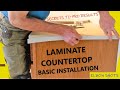 Laminate Countertop (Basics) -  SECRETS TO PROFESSIONAL RESULTS!