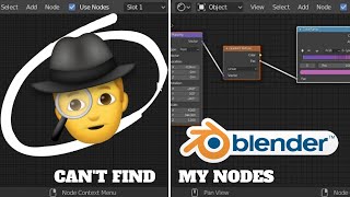 NODES MISSING IN SHADER PANEL SOLUTION