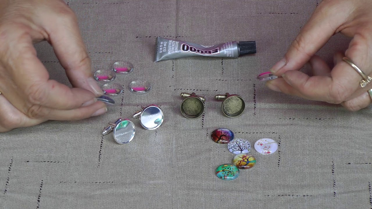 Diy Cufflink Tutorial Youtube