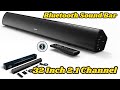 32 Inch 2.1 Channel Bluetooth Sound Bar/TV Soundbar Speaker with Built-in Subwoofer and HDMI