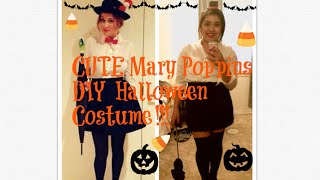 Mary Poppins DIY Halloween Costume!!!!