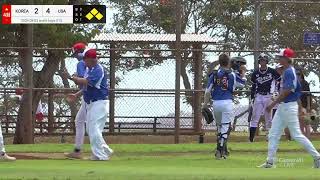 2024.world boys baseball. KOREA vs USA1-2