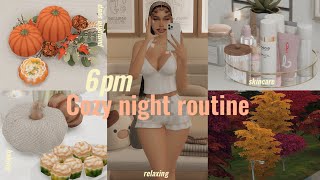 My cozy 6pm night routine| A SIMS 4 VLOG