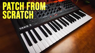 Take 5 Patch From Scratch Session - Fun with synthesis 😊