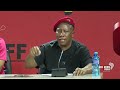 Malema calls on MPs to vote for South Africa's Constitution and remove Ramaphosa