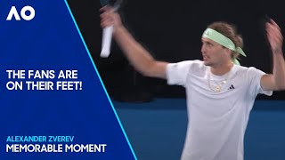 Alexander Zverev Finds the Perfect Angle! | Australian Open 2024