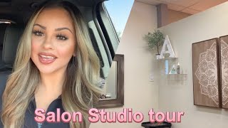 Studio Tour of my Salon Studio! | Decor | Must have products for your studio