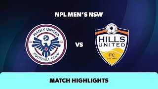 NPL Men's NSW Round 23 Highlights – Manly United v Hills United