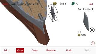 Naval Craft tips - Bow submarine rudder Merge