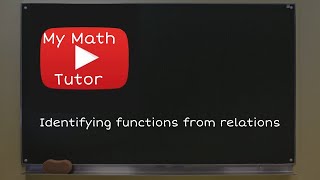 ALEKS | Identifying functions from relations
