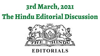 3rd March 2021- The Hindu Editorial Discussion (US-Iran deal, Eco. Survey flaws, Indo-Pak Ceasefire)