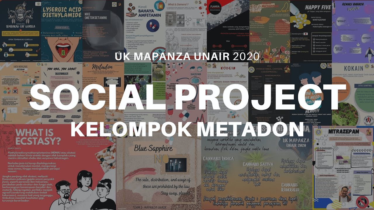 Kelompok 1 (Metadon) | SOCIAL PROJECT MAGANG UKMAPANZA 2020 - YouTube