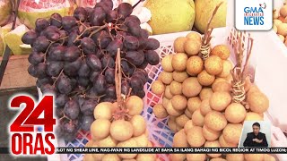 Mga bilog na prutas na pinaniniwalaang pampaswerte, mabenta na kahit nagmahal | 24 Oras