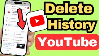 How To Delete Search History On YouTube App 2024 on Mobile (Watch Histories)