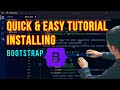 Quick & Easy Tutorial: Installing Bootstrap for Beginners - Bootstrap #1