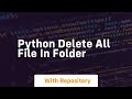 python delete all file in folder