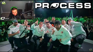 Shotzzy Reacts to OpTic WINS A MAJOR CHAMPIONSHIP! | THE PROCESS