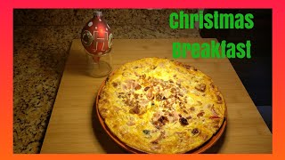 Bacon and Honey Ham Frittata | Practice for Christmas Morning Breakfast