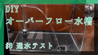 【DIY】オーバーフロー水槽を自作！ Part 8 通水テスト編【アクアリウム】