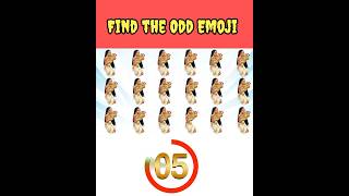 Can You Find the Emoji Out in These Pictures puzzle ?  Emoji Puzzle Brain game | #shorts #ytshorts
