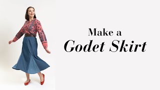 Make a Custom Godet Skirt