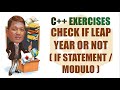 Check if Leap Year or Not (IF Statement) | C++ Exercise | Filipino | Tagalog | Programming Tutorials