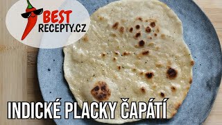 Recept na INDICKÉ PLACKY ČAPÁTÍ (chapati) - lze je plnit sýrem a bramborem🔝🧡