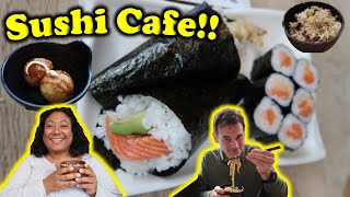 Sushi cafe // All you can eat // Unlimited food