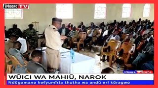 Ndũgamano kwĩhanda gatagatĩ ka ndũrĩrĩ cia Kuria na Kipsigis, Narok