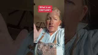 What is an obituary #shorts #funeralservice #obituaries #obituary