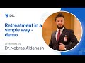 Retreatment in a simple way - demo  || dr.Nebras Aldahash