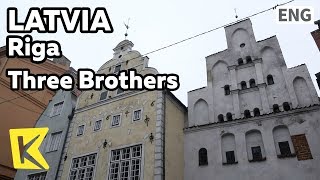 【K】Latvia Travel-Riga[라트비아 여행-리가]삼형제 건물/Three Brothers/Style of building/Window/Middle Ages