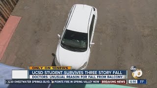 Ucsd Student Survives Three Story Fall
