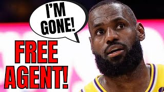 LeBron James LEAVING The Lakers! | His Agent Rich Paul Declares He's A Free Agent!