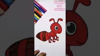 how to draw Ant for kids/Easy and simple Ant Drawing