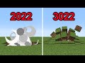 minecraft physics in 2022 vs 3022