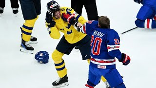 USA vs. Sweden ends in brawl at 2024 WJC Gold Medal Game