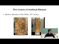 The contribution of medieval data to the reconstruction of proto-Basque | SOAS University of London