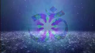 Relaxing 3d Natural Om chanting sound with Rain \u0026 Thunder in Background | Om sound Meditation |