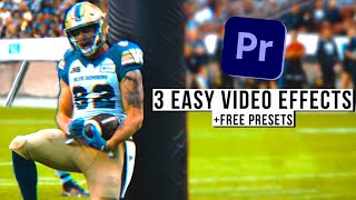 3 EASY Video Effects in Adobe Premiere Pro (+ FREE PRESETS)