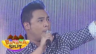 Jed Madela sings "You Mean The World To Me" on Banana Split