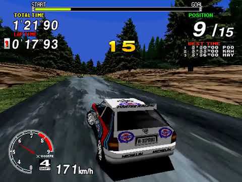 Sega Rally Championship B 1995 ARCADE MACHINES MAME SEGA MODEL 2 ...