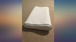 SORMAG Memory Foam Pillow, Neck Pillows for Pain Relief Sleeping, Cooling Gel review