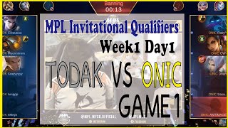 【実況解説】MPL Invitational Qualifier TDK vs ONIC GAME1【Day1】【モバレジェ】