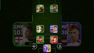 Who is better? | 4-4-2 Formation | efootball 2025 mobile #shorts #efootball #pes #viral