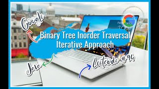 [Binary Tree Inorder Traversal Iterative] GOOGLE Java Technical Interview Leetcode Solution Code
