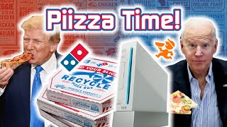 US Presidents Order Pizza From The Nintendo Wii in 2023