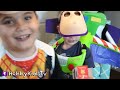 giant toy story surprise eggs with hobbykidstv