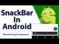 How to Implement Snackbar in Android Studio