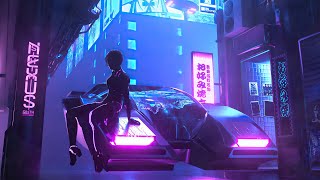 432hz Cyberpunk Sci-Fi Space Ambient music| Synthwave Melodies| Melancholic relaxing Chill Journey